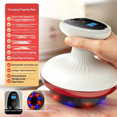 Electric Gua Sha Board Beauty Massager Ultrasonic Cavitation & Cupping Device