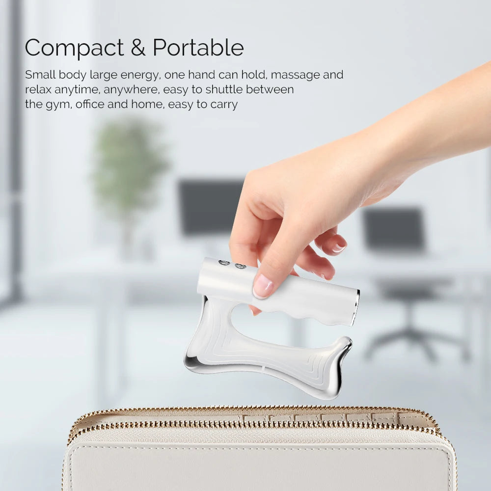 Electric Fascia Massager Body Massage Muscle Scraper Fascia Knife Fitness Vibration Muscle Relaxation Body Lifting Massage Blade